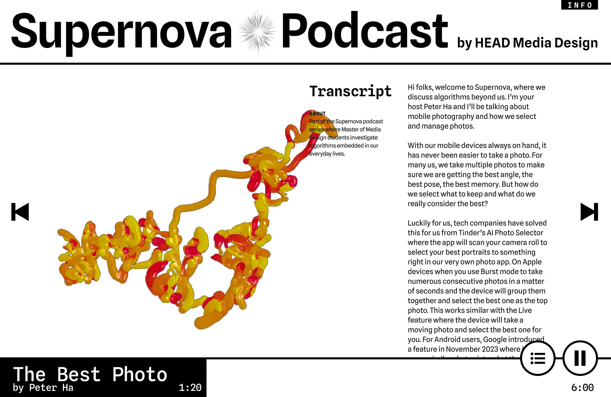 Supernova Podcast — documentation image 3